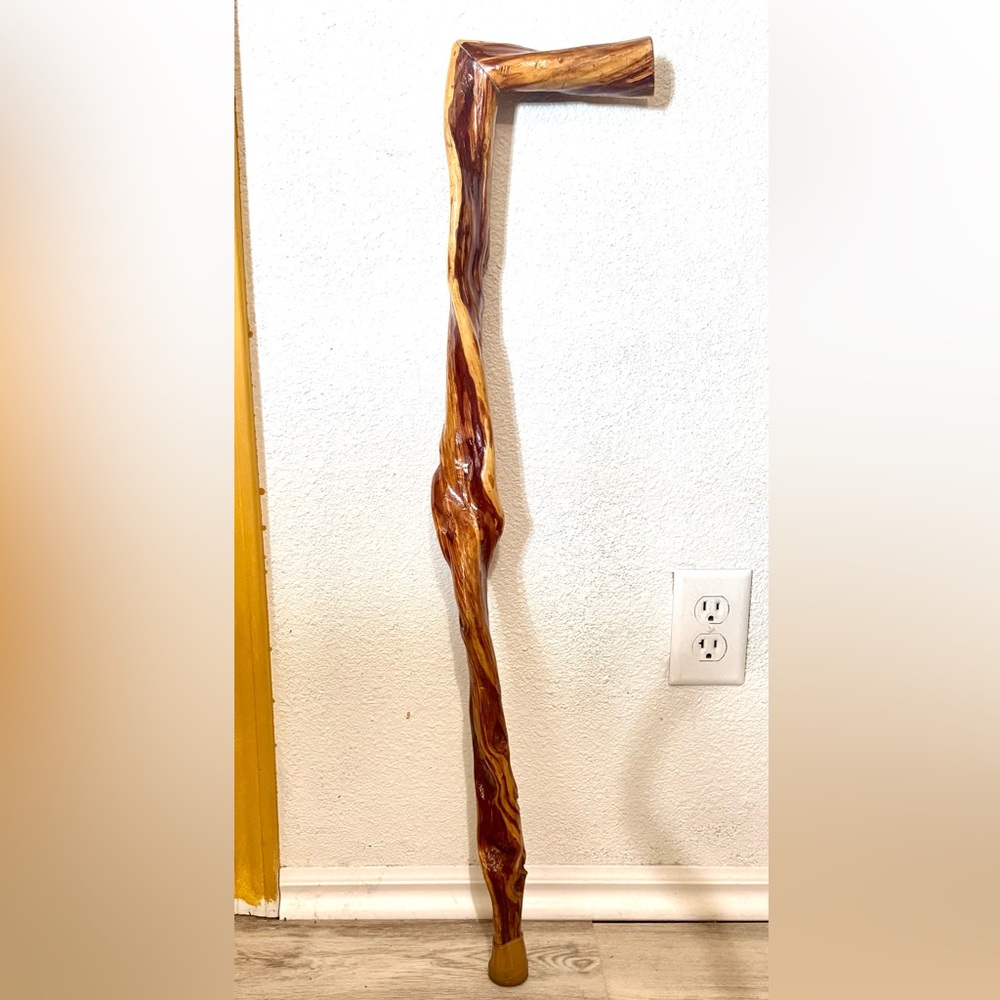 Handcrafted Diamond Willow Walking Stick - Picture 3 of 7